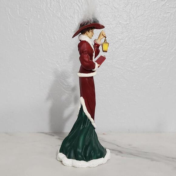2/$50 Thomas Kinkade Christmas Caroling Figurine 1611A 2008 Hamilton Collection - Picture 3 of 9